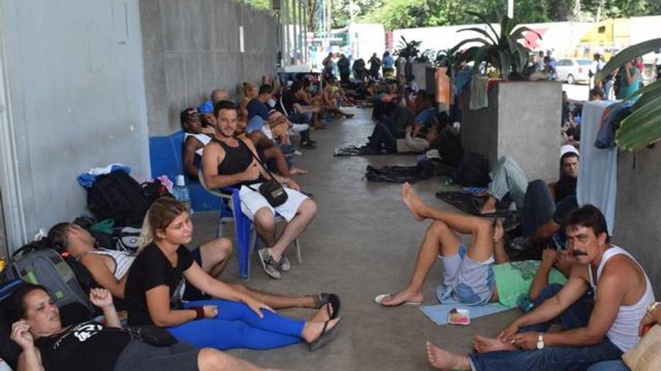 Cuban migrants in Mexico